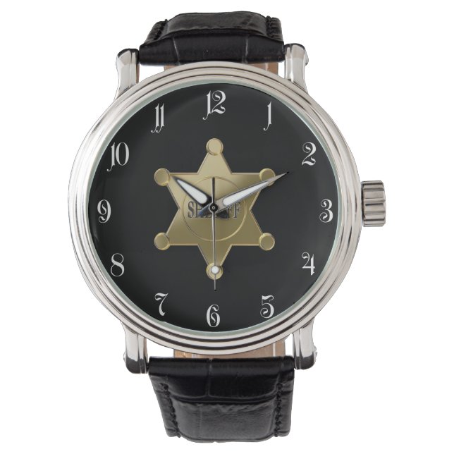 sheriff Golden star Armbandsur (Framsida)
