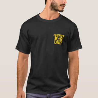 Sheriff K-9 Unit Shirt German Shepherd Front & Bac T