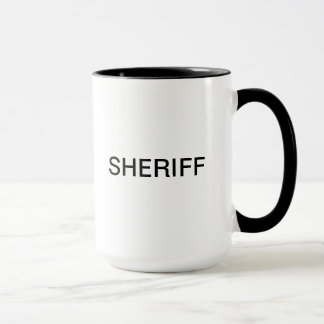 Sheriff mugg
