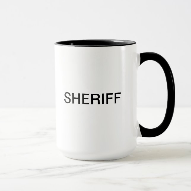 Sheriff mugg (Höger)
