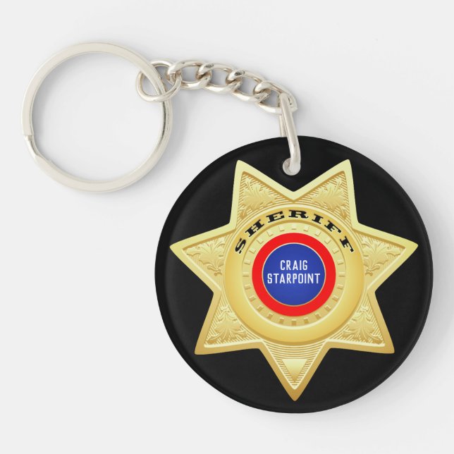 sheriff Police Star Guld (Framsidan)