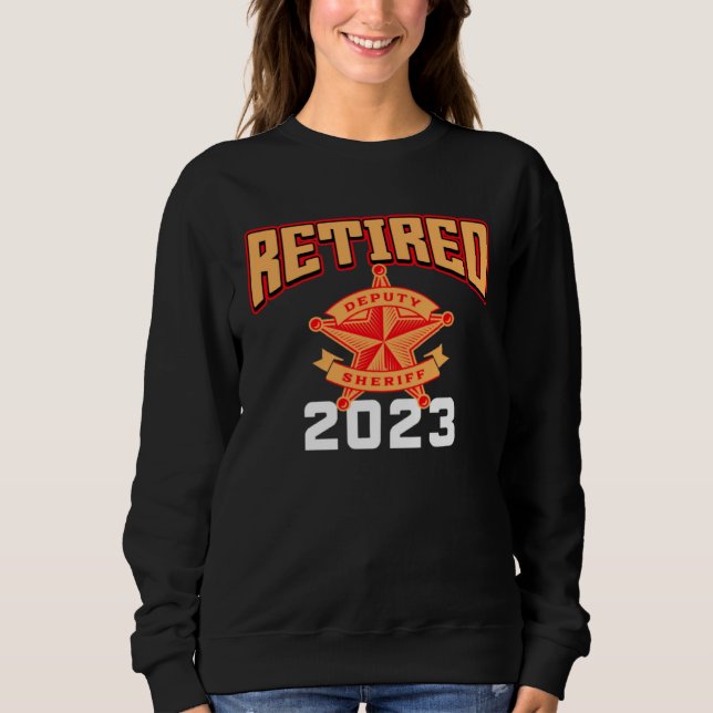 Sheriff Retirement 2023 Law Enforcement T Shirt (Framsida)