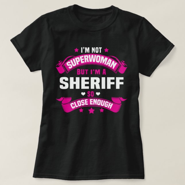 sheriff t shirt (Design framsida)