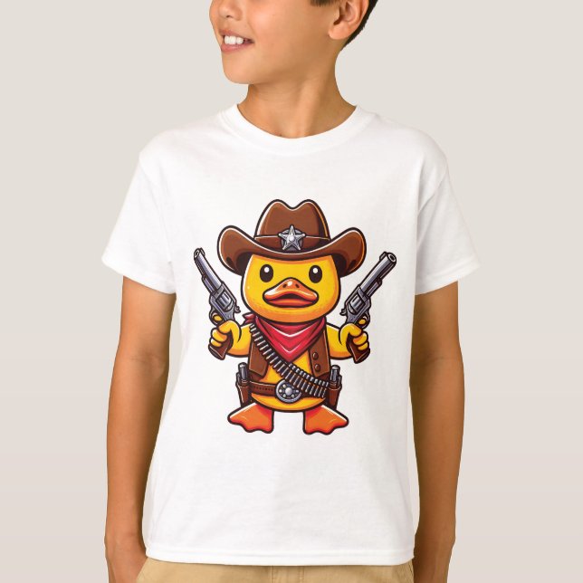 Sheriffen i Cowboy Anka T Shirt (Framsida)