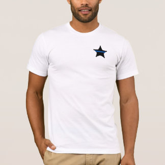 Sheriffkontoret gör blålinjen tunnare tee shirt