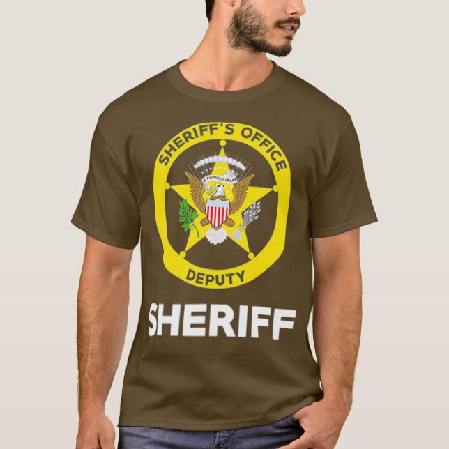 Sheriffs Office Vice för LEO off Duty Cops T Shirt (Framsida)