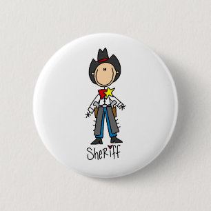 Sheriffstick figur knäppas knapp
