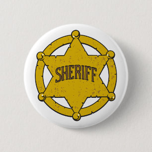 Sheriffstjärnaemblem Knapp