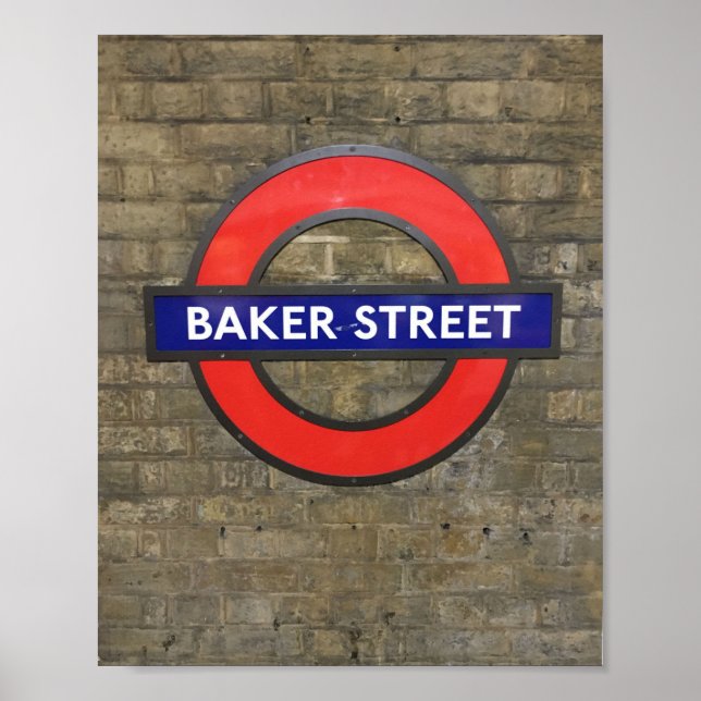 Sherlock Holmes Baker Street Posterd Poster (Framsidan)