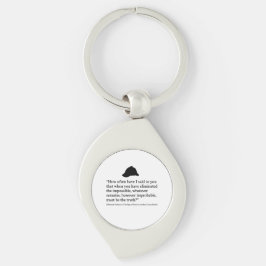 Sherlock Holmes Citat Nyckelring