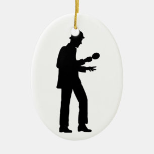 Sherlock Holmes Julgransprydnad Keramik