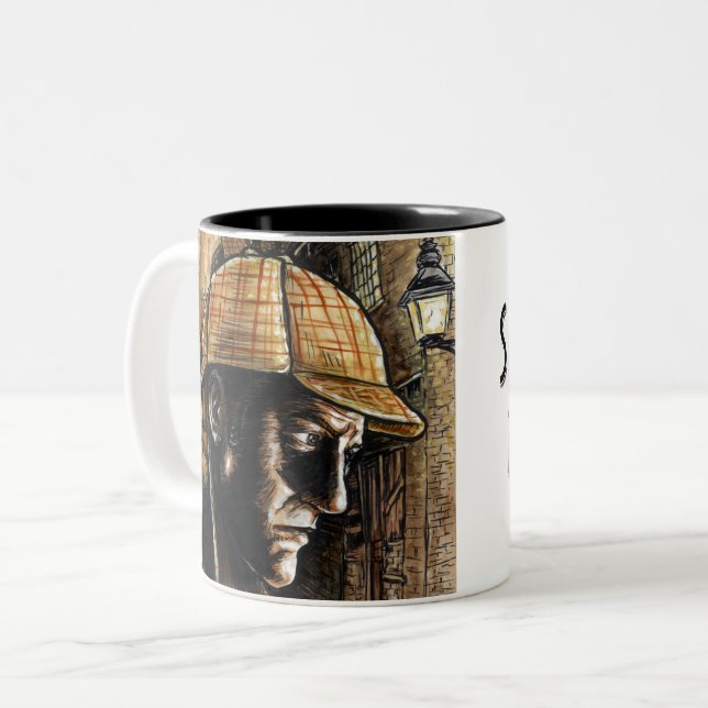 Sherlock Holmes kaffe mugg (Framsida vänster)