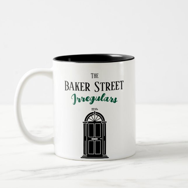 Sherlock Holmes Mug - The Baker Street Irregulars Två-Tonad Mugg (Vänster)