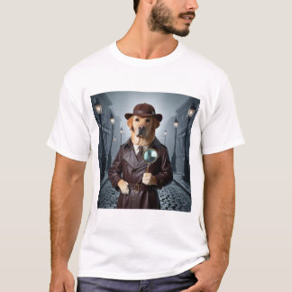 Sherlock Labrador T-Shirt: Unravela mysteriet T Shirt