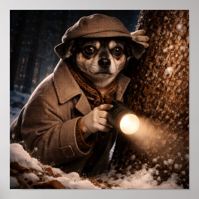 "Sherlock Louie" Poster (Framsidan)