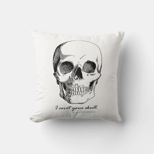 Sherlock Quote I Covet Din gotiska Pillow Kudde (Framsida)