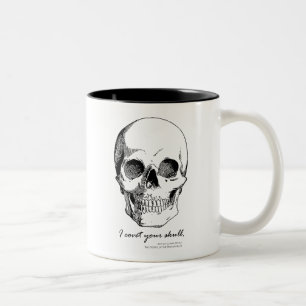 Sherlock Quote I Covet Din skull Gothic Mugg