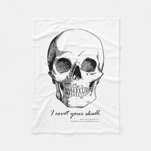 Sherlock Quote Jag beskyddar ditt skullt Blanket Fleecefilt