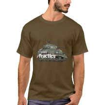 Sherman med Tractics Namn Mörk T-Shirt