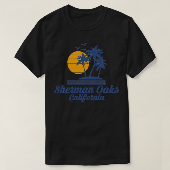 Sherman Oaks California Beach City T Shirt (Design framsida)