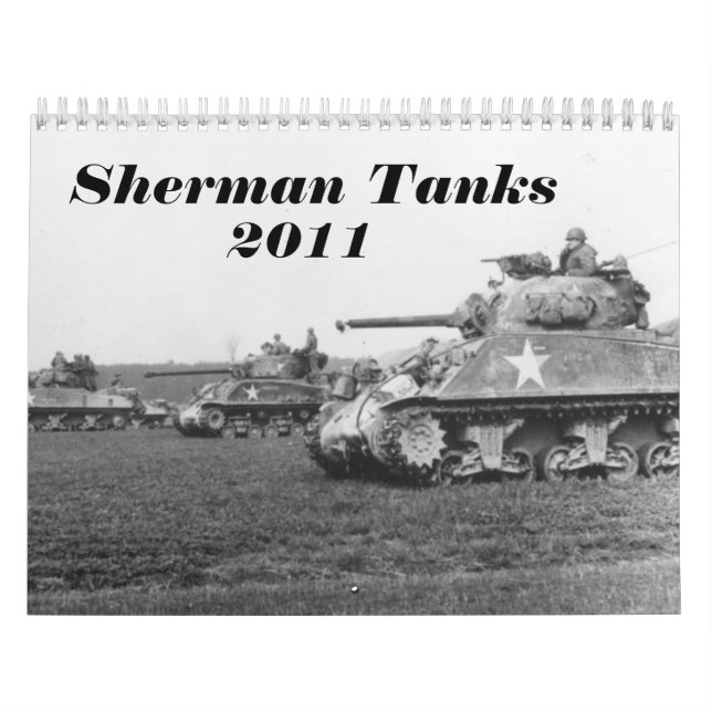 Sherman Tank Calendar Kalender (Omslag)