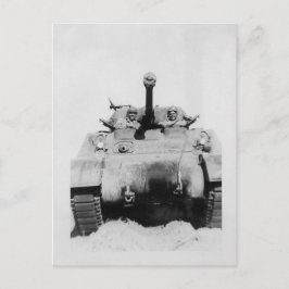 Sherman Tank Vykort