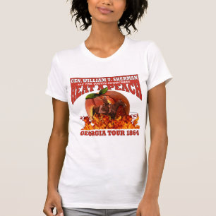 Sherman "värmer en persika" turnerar skjortan 186 tee shirt