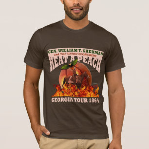 Sherman "värmer en persika" turnerar skjortan tee shirt