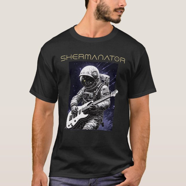 SHERMANATOR Astronaut T Shirt (Framsida)