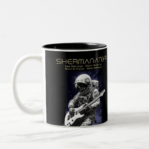 SHERMANATOR Band-medlemmar Två-Tonad Mugg