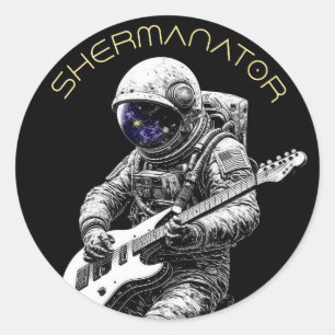 SHERMANATOR Band Runt Klistermärke