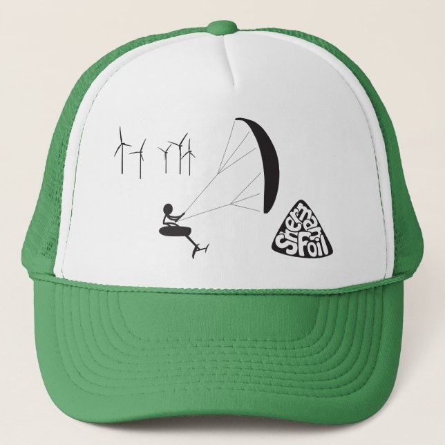 ShermanFoil Foilkite hatt 2 Truckerkeps (Framsida)