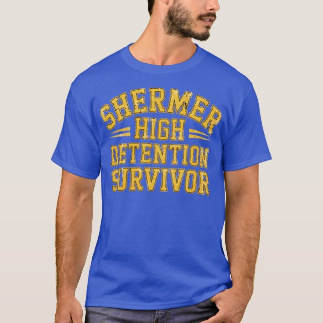Shermer High Detention Survivor T Shirt (Framsida)