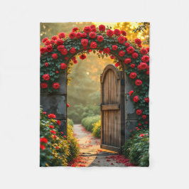 Sherpa Blanket (Rose Path) Fleecefilt