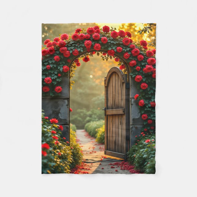 Sherpa Blanket (Rose Path) Fleecefilt (Framsidan)