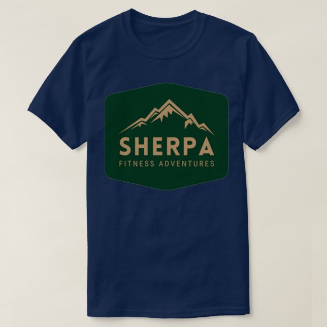 Sherpa Fitness Äventyr T Shirt (Design framsida)