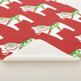 Sherpa för vitDala häst filt