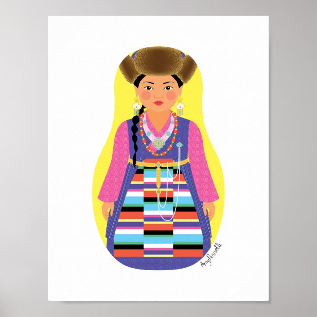 Sherpa Matryoshka Affisch (Framsidan)