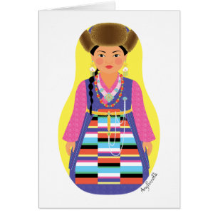Sherpa Matryoshka Card OBS Kort