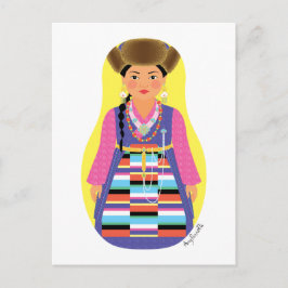 Sherpa Matryoshka Postcard Vykort