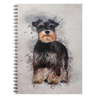 Sherpa Ull |Schnauzer Comfy Mysiga Ull Anteckningsbok