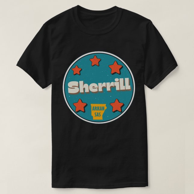 Sherrill, Arkansas T Shirt (Design framsida)
