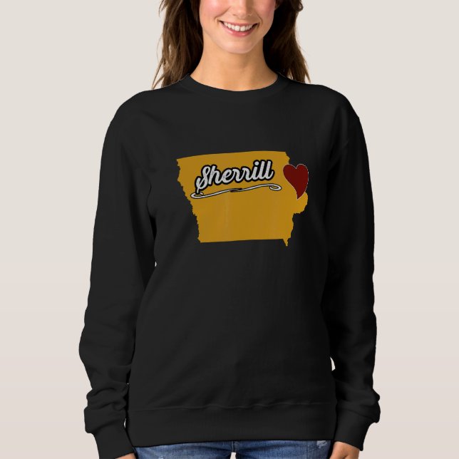 SHERRILL IOWA IA USA  Cute Souvenir Merch  US City T Shirt (Framsida)
