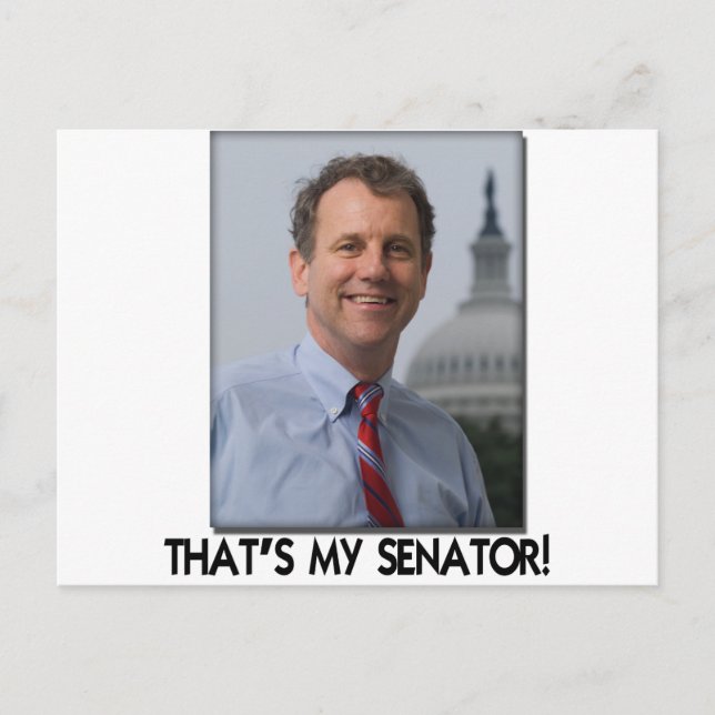 Sherrod Brown, det är min senator! Vykort (Framsida)