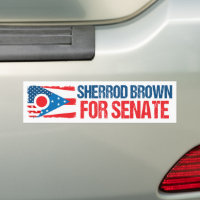 Sherrod Brown för senaten 2024 Val Ohio Flagga