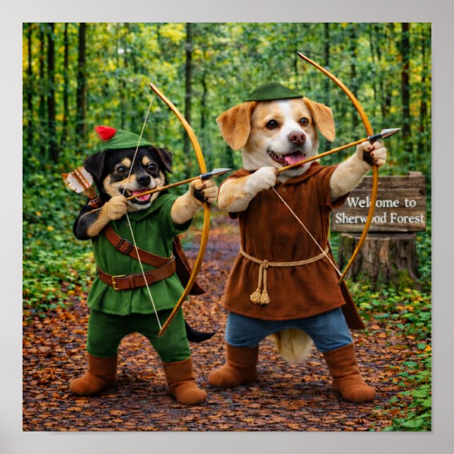 "Sherwood Forest" Poster (Framsidan)