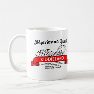 Sherwood Park Kiddieland, Rockford, IL. Amusans Kaffemugg
