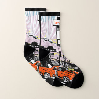 Sherwood Plaza Cotton Socks Strumpor