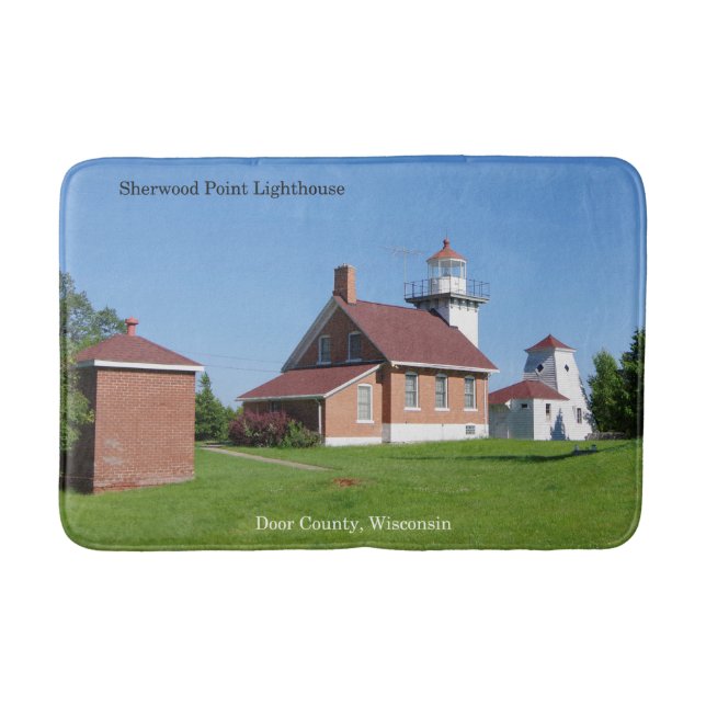 Sherwood Point Lighthouse badmat Badrumsmatta (Framsidan)