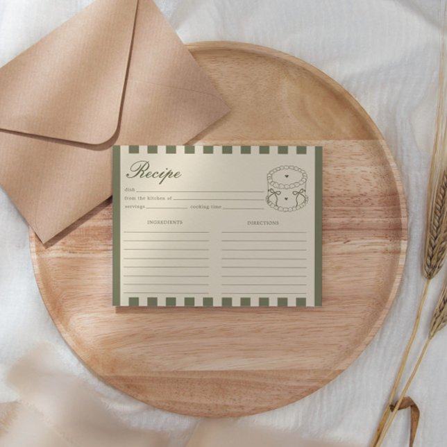 She's A Tini Bit Older Coffee Cake Birthday Recipe Tilläggskort (Skapare uppladdad)